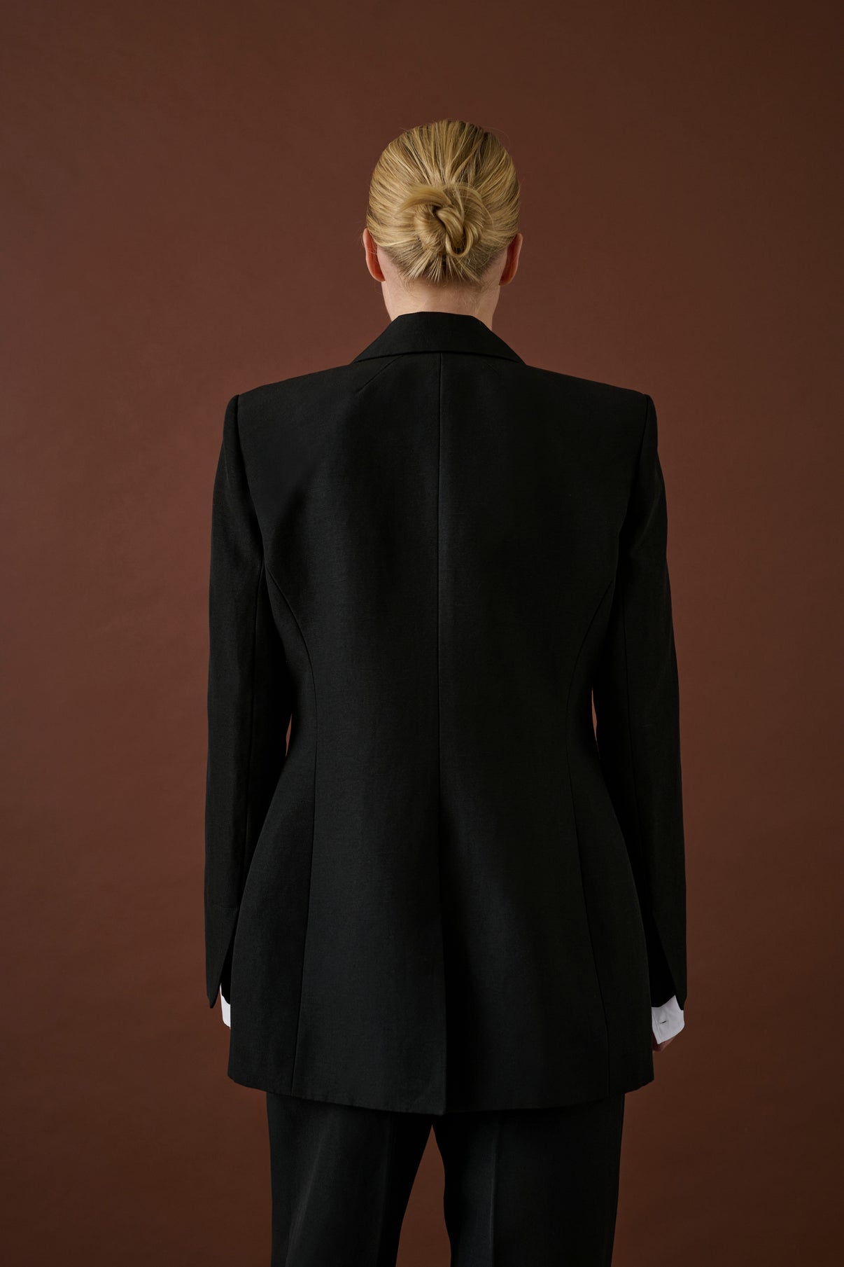 Veste Mia - Noir - Lin - Femme vue 2